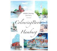 Colouring Book Hamburg: The Art of Travelling Germany