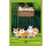 Colouring book: Start learning the alphabet with animals