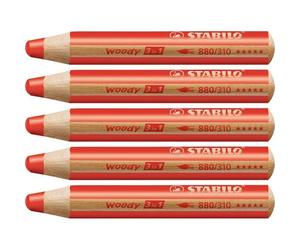 Colouring pencils Stabilo Woody 3-in-1 (5 Units)