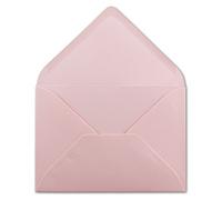 Colours-4-you - 75 buste per lettere, formato DIN B6, 12,5 x 17,5 cm, 80 g/m², incollaggio a umido, senza finestra, per inviti, colore: rosa