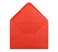 ColourS-4-YOU Glüxx-Agent - 1000 buste per lettere, formato DIN C5, 16,2 x 22,7 cm, 100 g/m², con lembo a punta, colore: rosso