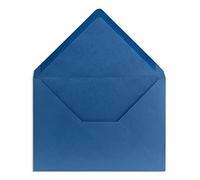 ColourS-4-YOU Glüxx-Agent - 75 buste per lettere, formato DIN C5, 16,2 x 22,7 cm, 100 g/m², con lembo a punta, colore: blu