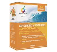 Optima Naturals - Integratore di Magnesio e Potassio 100% citrati con Vitamina C - 14 stick