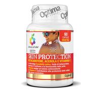 Optima Naturals Integratore Skin Protection Betacarotene Vegano Senza Glutine 60 capsule