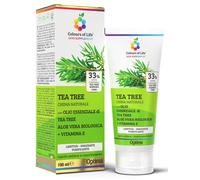 Colours of Life Crema corpo Tea Tree azione purificante con Aloe vera biologica e Vitamina E – 100 ml
