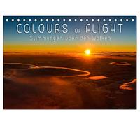 Colours of Flight - Stimmungen über den Wolken (Tischkalender 2026 DIN A5 quer), CALVENDO Monatskalender: Romantische Wolkenstimmungen aus der Vogelperspektive