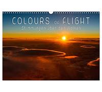 Colours of Flight - Stimmungen über den Wolken (Wandkalender 2026 DIN A3 quer), CALVENDO Monatskalender: Romantische Wolkenstimmungen aus der Vogelperspektive