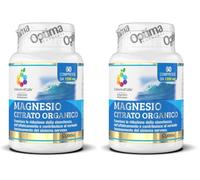 Colours of Life Magnesio Citrato Organico - Integratore di Magnesio - Riduce Stanchezza e Affaticamento - Senza Glutine e Vegano, 60 Compresse (Confezione da 2)