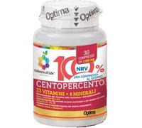OPTIMA NATURALS Centopercento 30 compresse - Integratore di vitamine e minerali