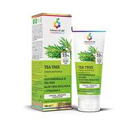 Colours of Life Skin Supplement Tea Tree - Crema naturale ad azione purificante - con Aloe vera biologica e Vitamina E - Utile per punture d'insetto, acne, foruncoli - Formato 100 ml
