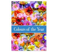 Colours of the Year (Wall Calendar 2026 DIN A4 portrait), CALVENDO 12 Month Wall Calendar: Triple flower dreams in perfect color harmony