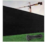 ColourTree 5' x 50' Black Fence Privacy Screen Parabrezza, Commercial Grade 170 gsm