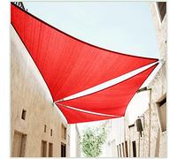 ColourTree CTAPRT10 Ordine di realizzare dimensioni personalizzate 15 x 11 x 12,5 'Red Right Triangle Sun Shade Vela Canopy Mesh Fabric UV Block - Commerciale resistente - 190 GSM - 3 anni di garanzia