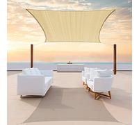 Colourtree Tenda parasole rettangolare in tessuto, 3,5 x 4,6 m, impermeabile, resistente ai raggi UV, resistente, per esterni e garage (personalizziamo le dimensioni)