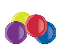 Colourworks Piatti Colorati in Melamina Set da 4, 28 cm, Piatti per Microonde, Multicolore