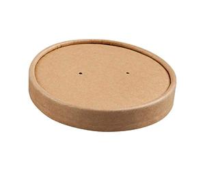 Colpac - Coperchi riciclabili in carta kraft, adatti al microonde, 450 ml, confezione da 500