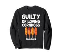 Colpevole di amare corndogs troppo americano coreano Hotdog Felpa