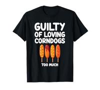 Colpevole di amare corndogs troppo americano coreano Hotdog Maglietta