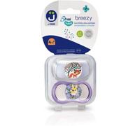 colpharma srl J bimbi b free breezy happy 4+ m 2 succhietti in silicone trasparente/viola