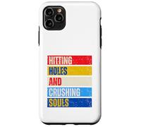 Colpire i buchi schiacciando anime Bean Bag Player divertente Cornhole Custodia per iPhone 11 Pro Max