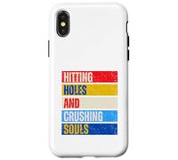 Colpire i buchi schiacciando anime Bean Bag Player divertente Cornhole Custodia per iPhone X/XS