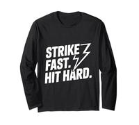 Colpisci Velocemente, colpisci Un Fulmine Forte Maglia a Manica