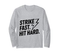 Colpisci Velocemente, colpisci Un Fulmine Forte Maglia a Manica