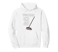 Colpito da Una Scopa Ancora Corse Felpa con Cappuccio