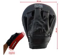 colpitore curvo focus pad guanto passata maestro mma muay thai kick boxe sanda