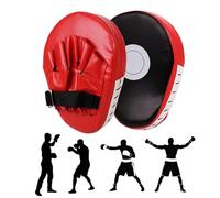 Colpitori Boxe,Boxing Mitt Pads,Pao Muay Thai, Focus Pads Mitts Hand Target Pad Boxing, Guanti Passata Boxe, Cuoio Curvo Colpitore, Cuscinetti per Kickboxing