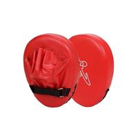 Colpitori da Boxe 2 Pezzi Bersaglio for Mano da Boxe, Calcio thailandese, Allenamento Sanda, Karate Ispessito(Red)