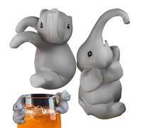 Colpo di Pollice di Fiori, Huggers in Vaso per fioriera - 2X elefanti da arrampicata ,Animali da Fioriera, Arte Esterna Accessori per Paesaggio da Collezionare per la Corte, Via