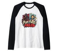 Colpo di Scena fallito - Hero Redemption Gone Wrong Arc Rotto Maglia con Maniche Raglan