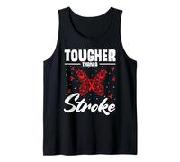 Colpo Sopravvissuto Red Butterfly Stroke Consapevolezza Canotta