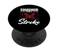 Colpo Sopravvissuto Red Butterfly Stroke Consapevolezza PopSockets PopGrip Adesivo