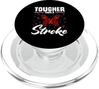 Colpo Sopravvissuto Red Butterfly Stroke Consapevolezza PopSockets PopGrip per MagSafe