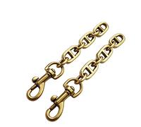 COLSEEY Borsa Tracolla Extender 2 Pz 4.7 Pollici Borsa Extender Catena per Borsa a Tracolla Catena In Metallo Extender Borsa di Ricambio Extender Accessorio, 2 pezzi oro vintage, Small, Antico