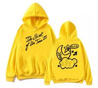 COLseller Felpa con Cappuccio Gracie Abrams ‘The Secret of Us’ | Stella E Luna, Unisex | Prodotto Ufficiale A Maniche Lunghe (Giallo,3XL)