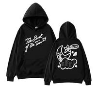 COLseller Felpa con Cappuccio Gracie Abrams ‘The Secret of Us’ | Stella E Luna, Unisex | Prodotto Ufficiale A Maniche Lunghe (Nero,M)