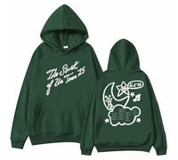 COLseller Felpa con Cappuccio Gracie Abrams ‘The Secret of Us’ | Stella E Luna, Unisex | Prodotto Ufficiale A Maniche Lunghe (Verde Armato,4XL)