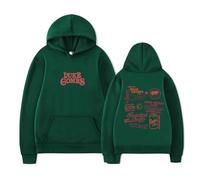 COLseller Felpa Luke Combs Tour 2025 | Stile Country | Manica Lunga Invernale | Unisex Vintage Spessa (Verde Scuro,XXL)