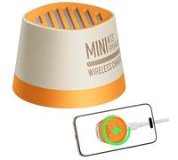 COLSUR Mini Altoparlante Bluetooth Magnetico con Caricatore Wireless per iPhone 16/15/14/13/12 Série, Altoparlante Bluetooth Portatile con Supporto per Telefono Cellulare Caricatore Wireless, TWS