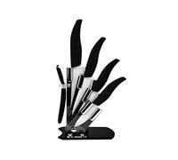 COLTELLI 6 PZ.CERAMICA C/CEPPO NERO