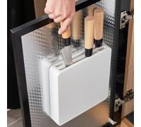 Coltelli a Muro 20cm Salvaspazio Cucina Coltelli a Muro 20cm | Design salvaspazio, montaggio verticale, libera il cucina, per ideale per appartamenti piccoli