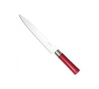 Cecotec Set di 4 coltelli professionali in stile giapponese per uso domestico. Rivestimento in ceramica. Set di coltelli Santoku (rosso)