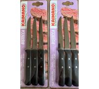 KAIMANO 6 COLTELLI BISTECCA PROF TAVOLA CARNE PREMIUM PUNTA CM.11 1 2024