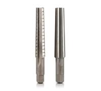 coltelli da cartone, Alesatore conico Morse manuale for fresatura e finitura di acciaio legato, 2 pezzi MT0-MT4(2PC MT2)