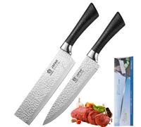 Coltelli Da Chef Professionali in Acciaio Inossidabile Forgiato, Coltelli Affila