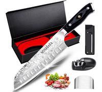 Coltelli da Cucina Professionali Santoku Coltello Chef in Acciaio Inossidabile