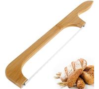 Coltelli da pane Tagliapane a forma di arco, strumento per tagliare il pane con manico in legno e lama in acciaio inossidabile per il pane fatto in casa, adatto sia per destrimani che per mancini.